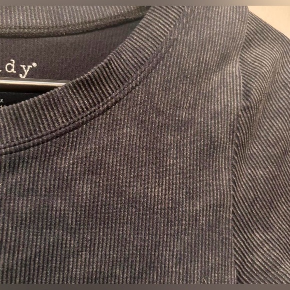 Grey Ribbed Crop Top - Picture 4 of 5